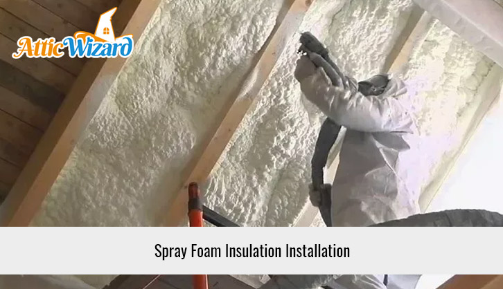 Spray Foam Insulation Installation