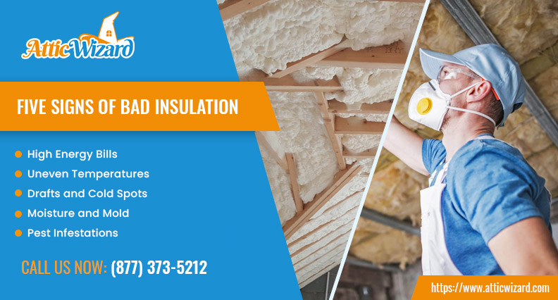 Five Signs Of Bad Insulation